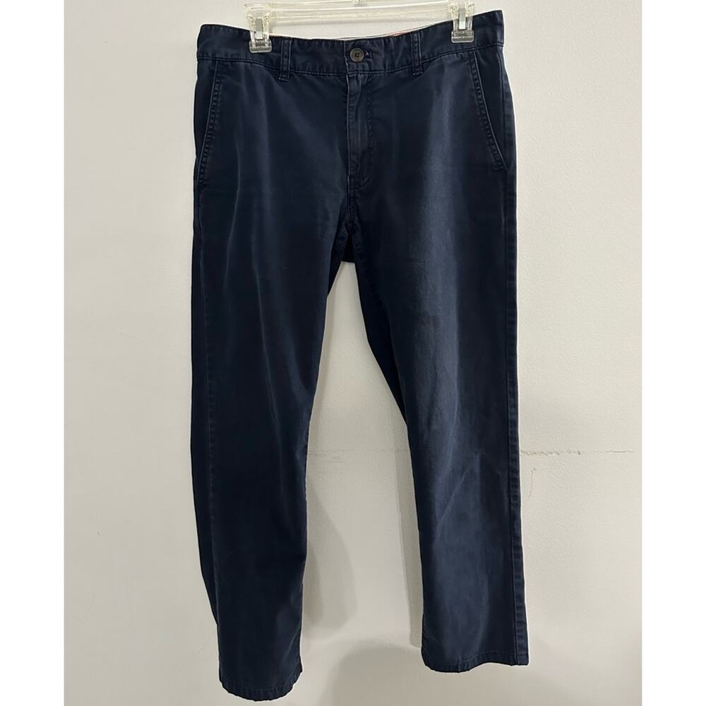 JackThreads Pants Men's 31/30 Navy Blue Chino Cotton Business Office